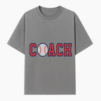 Baseball Coach Sign - Stylish Sports Decor with Ball Design - Perfect Gift for Coaches and Team Celebrations - T-shirt 1758186550026.jpg