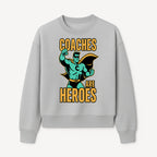 Coaches Are Heroes - Superhero Coach Illustration Graphic Tee for Sports Enthusiasts, Team Coaches, and Motivational Gifts - Sweatshirt 1758186550058.jpg