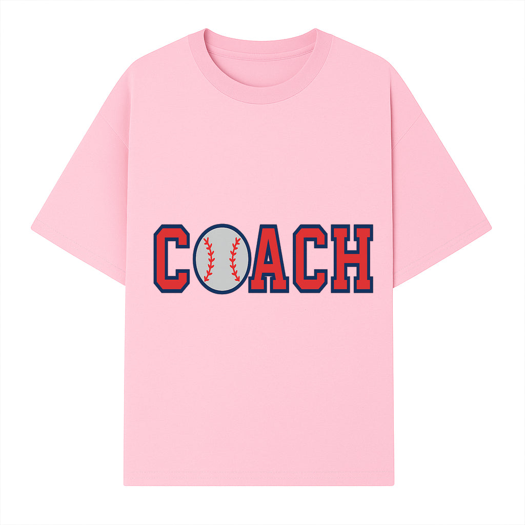 Baseball Coach Sign - Stylish Sports Decor with Ball Design - Perfect Gift for Coaches and Team Celebrations - T-shirt 1758186550331.jpg