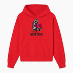 Cheer Coach Raccoon Graphic Tee - Fun & Whimsical Animal Design for Cheerleaders & Coaches, Perfect Gift Idea - Hoodie 1758186550365.jpg