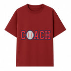 Baseball Coach Sign - Stylish Sports Decor with Ball Design - Perfect Gift for Coaches and Team Celebrations - T-shirt 1758186550524.jpg