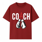 Boxing Coach Graphic T-Shirt with Punching Gloves Design, Sports Apparel for Coaches and Athletes, Motivational Workout Clothing - T-shirt 1758186550532.jpg
