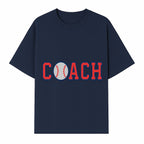 Baseball Coach Sign - Stylish Sports Decor with Ball Design - Perfect Gift for Coaches and Team Celebrations - T-shirt 1758186550653.jpg