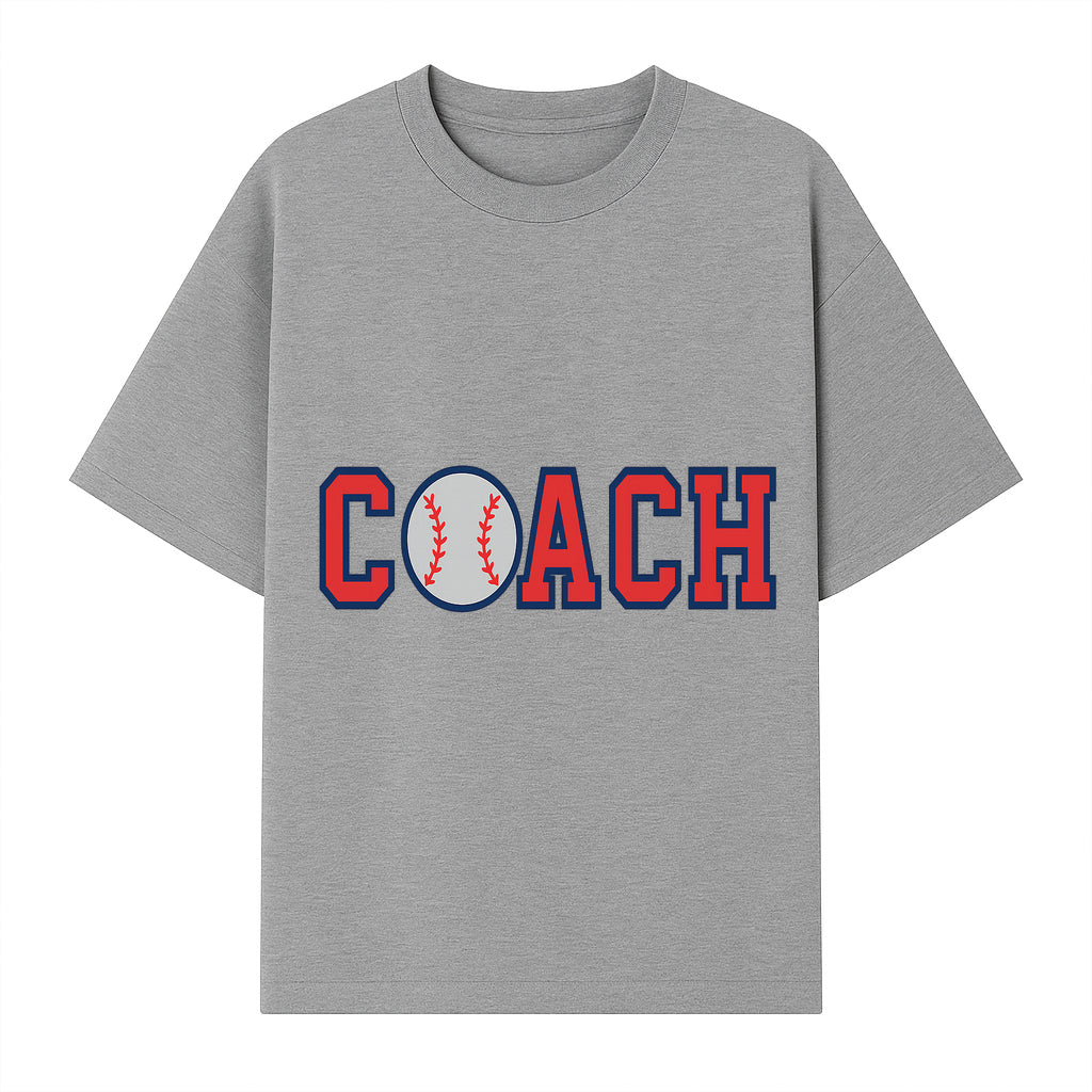 Baseball Coach Sign - Stylish Sports Decor with Ball Design - Perfect Gift for Coaches and Team Celebrations - T-shirt 1758186550919.jpg