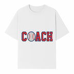Baseball Coach Sign - Stylish Sports Decor with Ball Design - Perfect Gift for Coaches and Team Celebrations - T-shirt 1758186551049.jpg