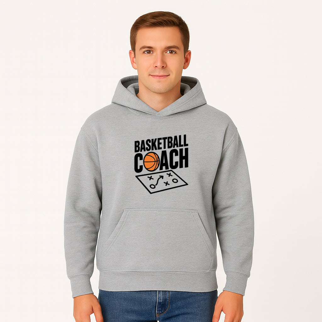 Basketball Coach T-Shirt | Sports Enthusiast Gift | Coach Playbook Design | Unique Basketball Apparel | Perfect for Coaches - Hoodie 1758186551200.jpg
