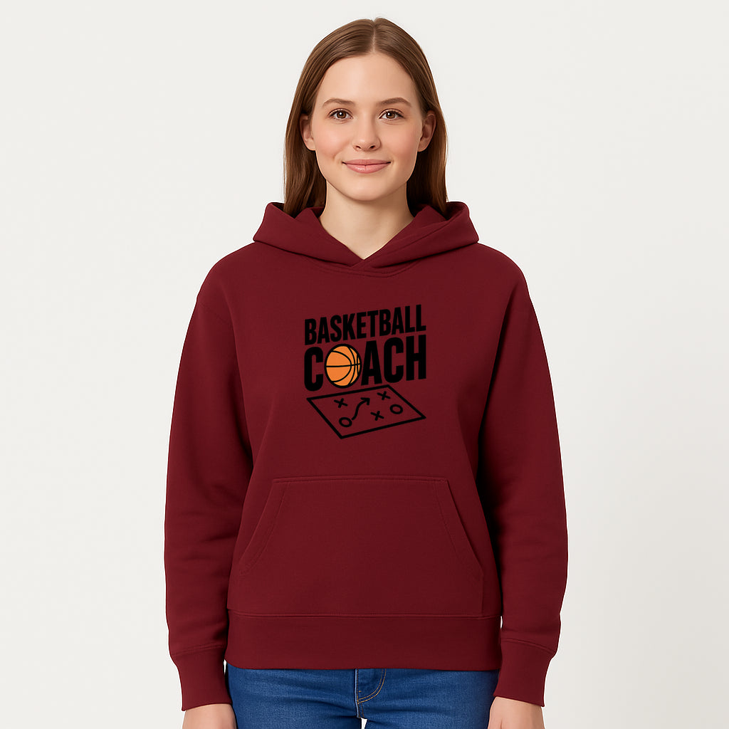 Basketball Coach T-Shirt | Sports Enthusiast Gift | Coach Playbook Design | Unique Basketball Apparel | Perfect for Coaches - Hoodie 1758186551346.jpg