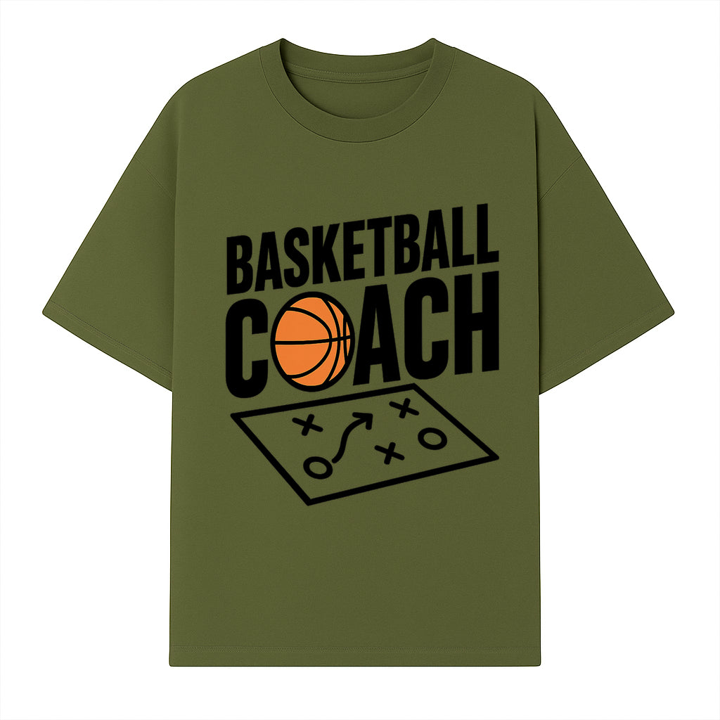 Basketball Coach T-Shirt | Sports Enthusiast Gift | Coach Playbook Design | Unique Basketball Apparel | Perfect for Coaches - T-shirt 1758186551988.jpg