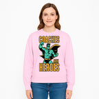 Coaches Are Heroes - Superhero Coach Illustration Graphic Tee for Sports Enthusiasts, Team Coaches, and Motivational Gifts - Sweatshirt 1758186552389.jpg