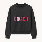 Baseball Coach Sign - Stylish Sports Decor with Ball Design - Perfect Gift for Coaches and Team Celebrations - Sweatshirt 1758186552725.jpg