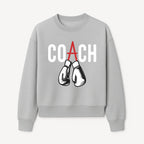 Boxing Coach Graphic T-Shirt with Punching Gloves Design, Sports Apparel for Coaches and Athletes, Motivational Workout Clothing - Sweatshirt 1758186553110.jpg