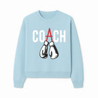 Boxing Coach Graphic T-Shirt with Punching Gloves Design, Sports Apparel for Coaches and Athletes, Motivational Workout Clothing - Sweatshirt 1758186553279.jpg