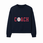 Baseball Coach Sign - Stylish Sports Decor with Ball Design - Perfect Gift for Coaches and Team Celebrations - Sweatshirt 1758186553671.jpg