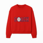 Baseball Coach Sign - Stylish Sports Decor with Ball Design - Perfect Gift for Coaches and Team Celebrations - Sweatshirt 1758186553813.jpg