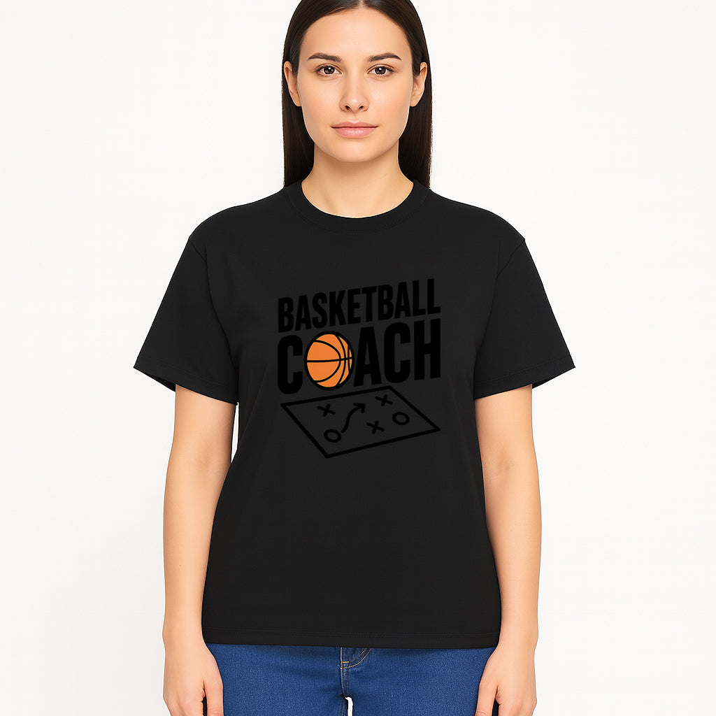 Basketball Coach T-Shirt | Sports Enthusiast Gift | Coach Playbook Design | Unique Basketball Apparel | Perfect for Coaches - T-shirt 1758186554382.jpg