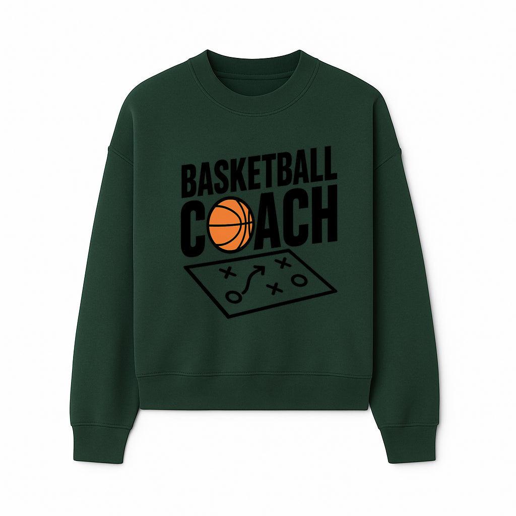 Basketball Coach T-Shirt | Sports Enthusiast Gift | Coach Playbook Design | Unique Basketball Apparel | Perfect for Coaches - Sweatshirt 1758186554951.jpg