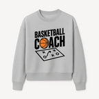Basketball Coach T-Shirt | Sports Enthusiast Gift | Coach Playbook Design | Unique Basketball Apparel | Perfect for Coaches - Sweatshirt 1758186555083.jpg