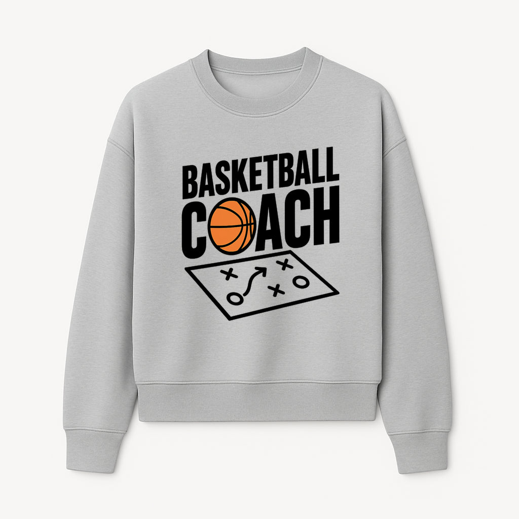 Basketball Coach T-Shirt | Sports Enthusiast Gift | Coach Playbook Design | Unique Basketball Apparel | Perfect for Coaches - Sweatshirt 1758186555083.jpg