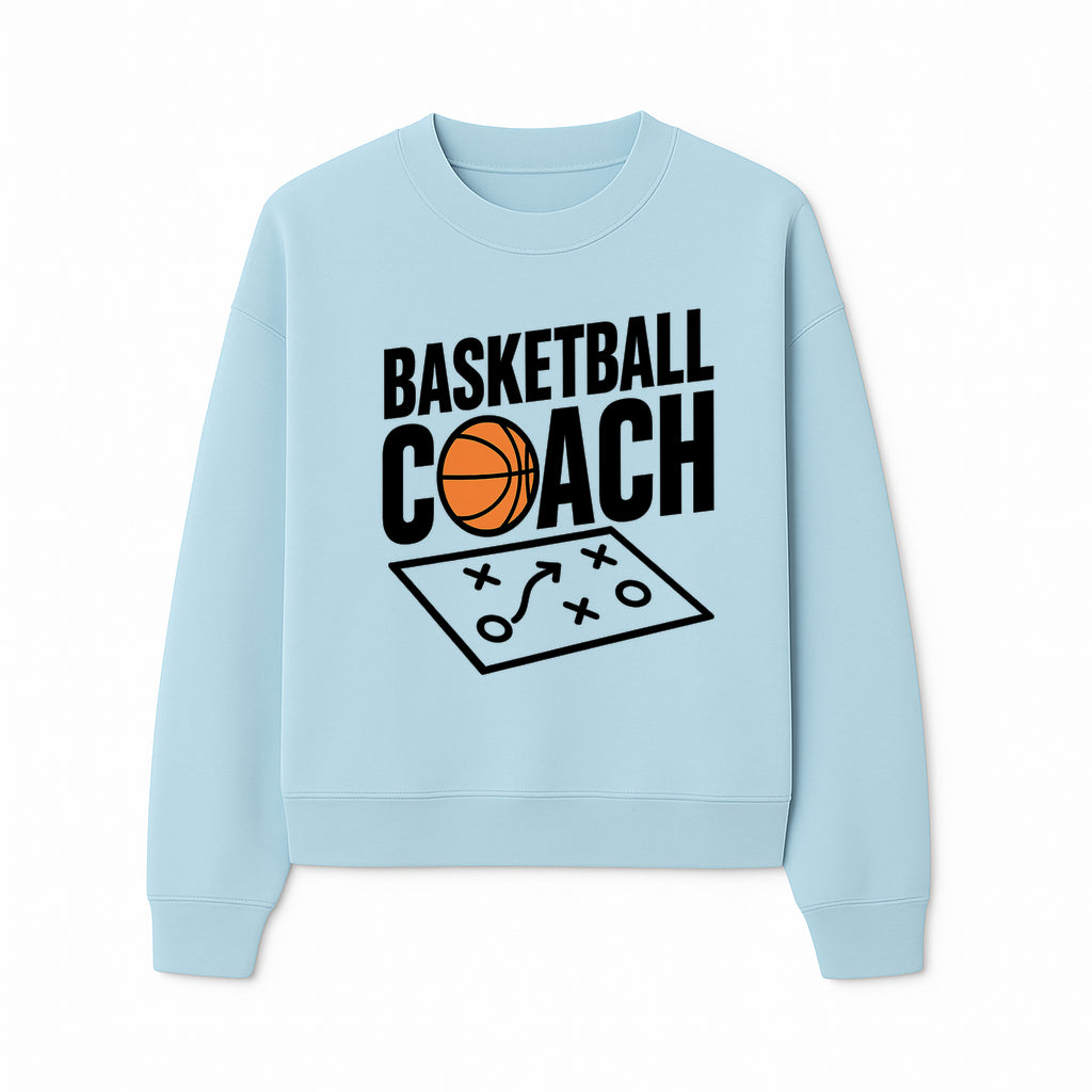 Basketball Coach T-Shirt | Sports Enthusiast Gift | Coach Playbook Design | Unique Basketball Apparel | Perfect for Coaches - Sweatshirt 1758186555226.jpg