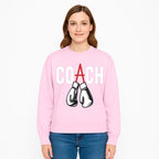 Boxing Coach Graphic T-Shirt with Punching Gloves Design, Sports Apparel for Coaches and Athletes, Motivational Workout Clothing - Sweatshirt 1758186555429.jpg