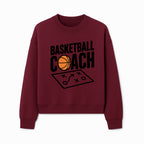 Basketball Coach T-Shirt | Sports Enthusiast Gift | Coach Playbook Design | Unique Basketball Apparel | Perfect for Coaches - Sweatshirt 1758186555500.jpg