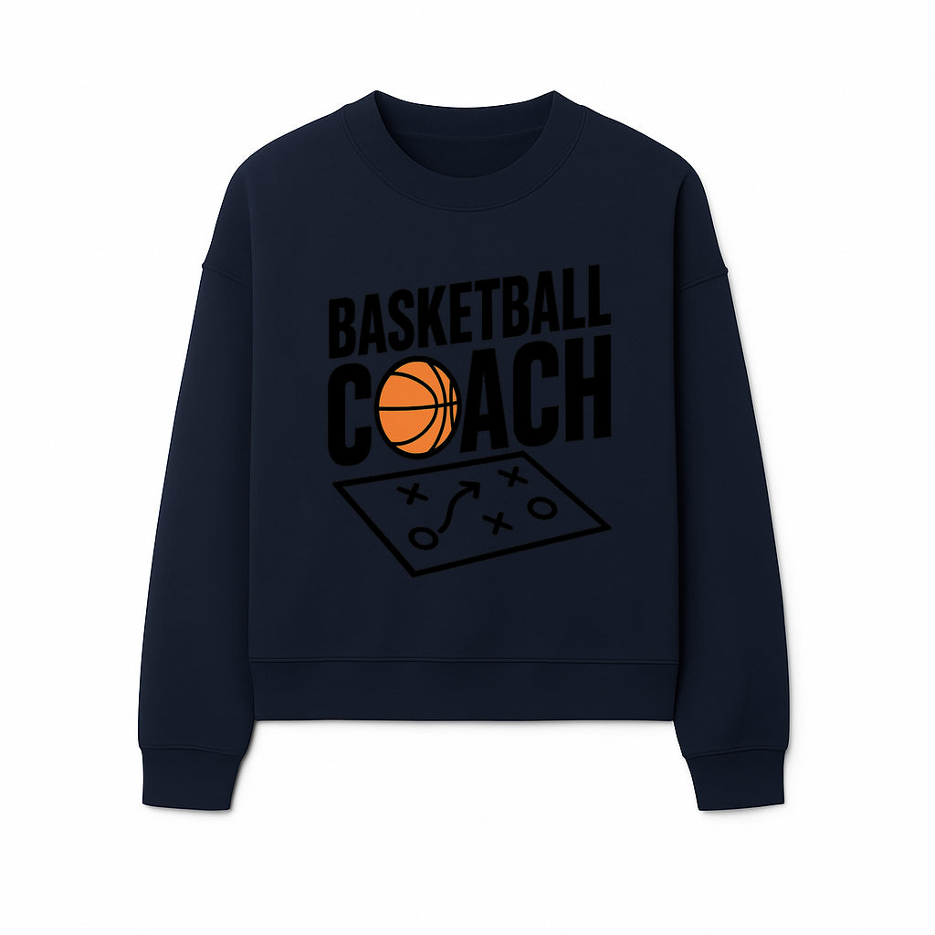Basketball Coach T-Shirt | Sports Enthusiast Gift | Coach Playbook Design | Unique Basketball Apparel | Perfect for Coaches - Sweatshirt 1758186555620.jpg