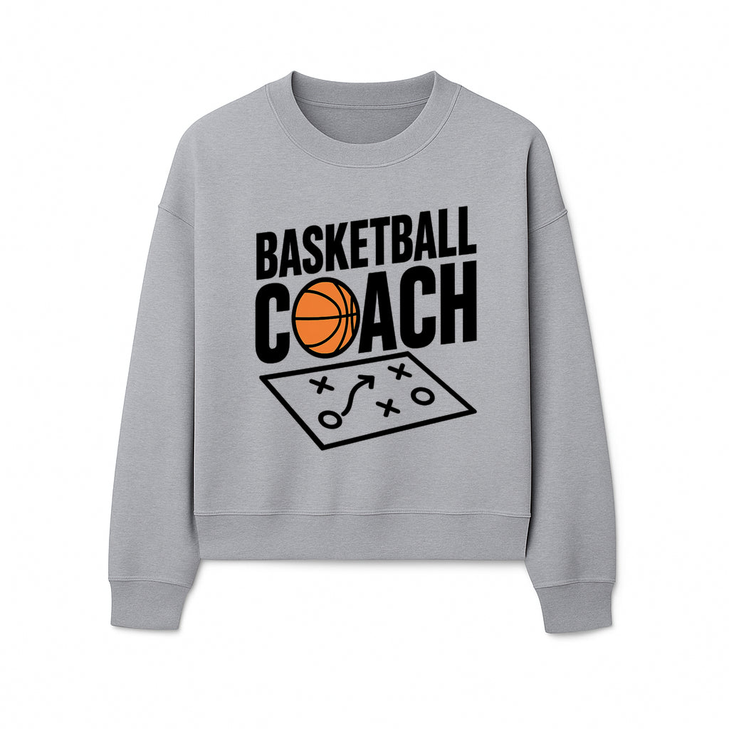 Basketball Coach T-Shirt | Sports Enthusiast Gift | Coach Playbook Design | Unique Basketball Apparel | Perfect for Coaches - Sweatshirt 1758186555934.jpg