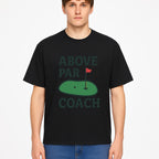 Above Par Golf Coach Logo - Unique Design for Golf Enthusiasts & Coaches - Perfect Gift for Golfers - T-shirt 1758186556184.jpg