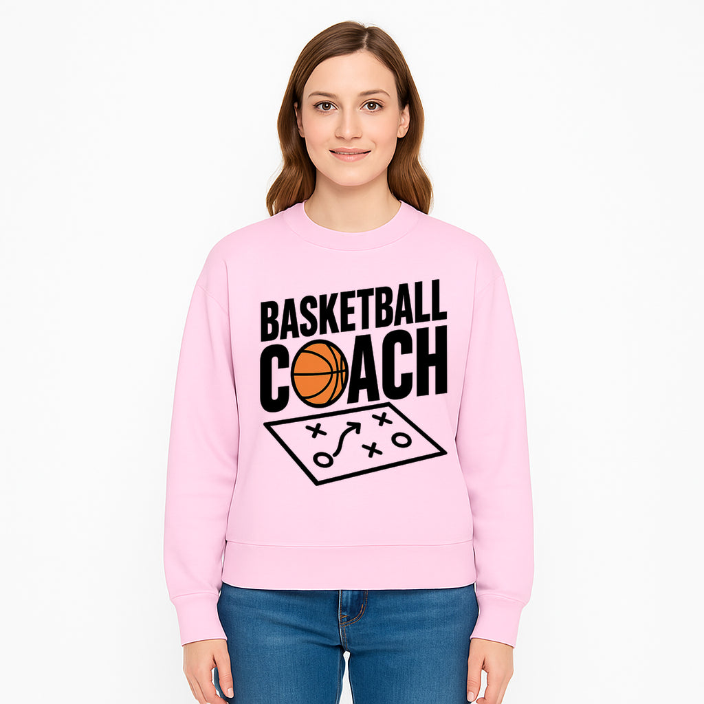 Basketball Coach T-Shirt | Sports Enthusiast Gift | Coach Playbook Design | Unique Basketball Apparel | Perfect for Coaches - Sweatshirt 1758186557389.jpg