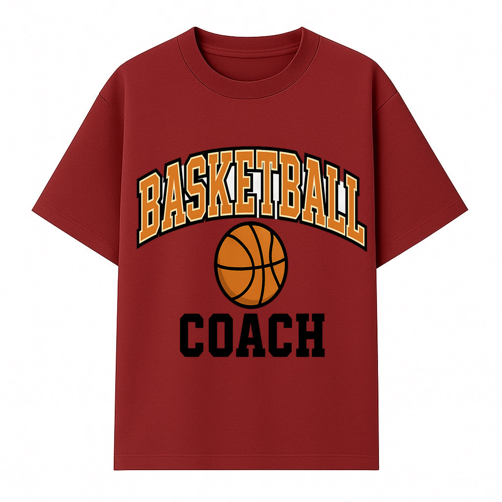 Basketball Coach T-Shirt - Sports Apparel for Coaches - Unisex Basketball Fan Gear - Gift for Coaches and Players - T-shirt 1758186559734.jpg