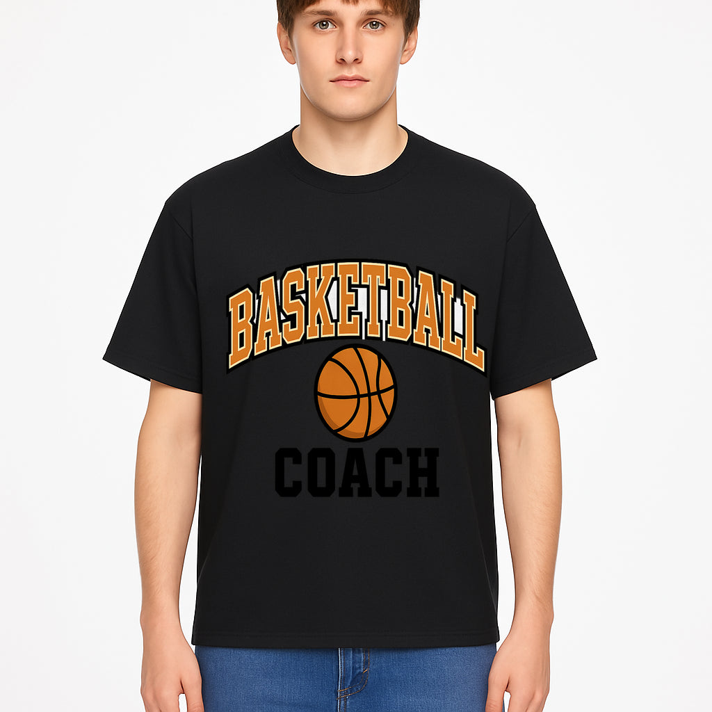 Basketball Coach T-Shirt - Sports Apparel for Coaches - Unisex Basketball Fan Gear - Gift for Coaches and Players - T-shirt 1758186561513.jpg