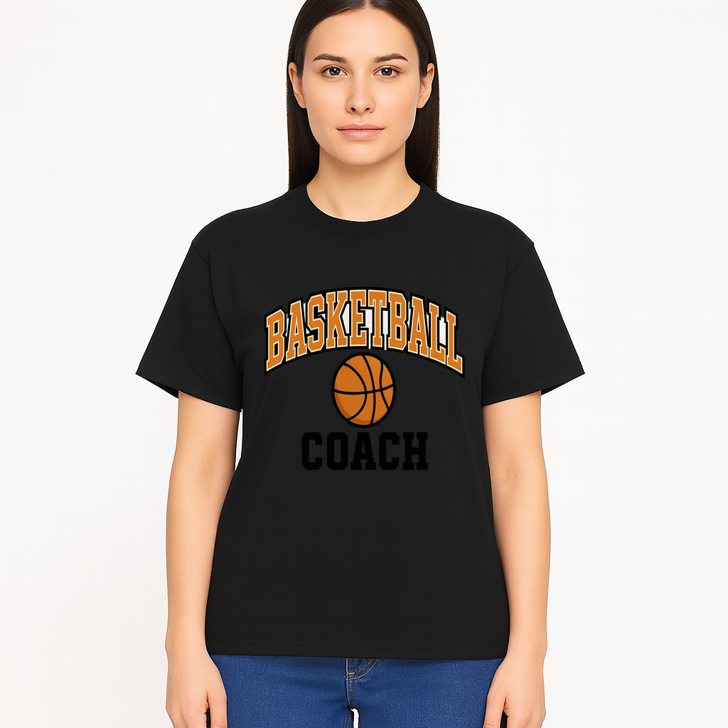 Basketball Coach T-Shirt - Sports Apparel for Coaches - Unisex Basketball Fan Gear - Gift for Coaches and Players - T-shirt 1758186561676.jpg