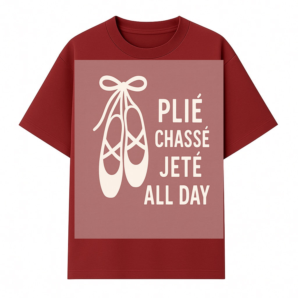 Ballet Dance Shirt - Pli Chass Jet All Day Graphic Tee for Dancers and Dance Lovers - T-shirt 1758186561988.jpg