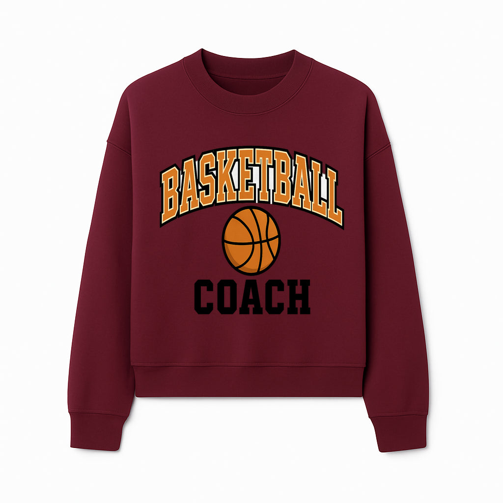 Basketball Coach T-Shirt - Sports Apparel for Coaches - Unisex Basketball Fan Gear - Gift for Coaches and Players - Sweatshirt 1758186562837.jpg