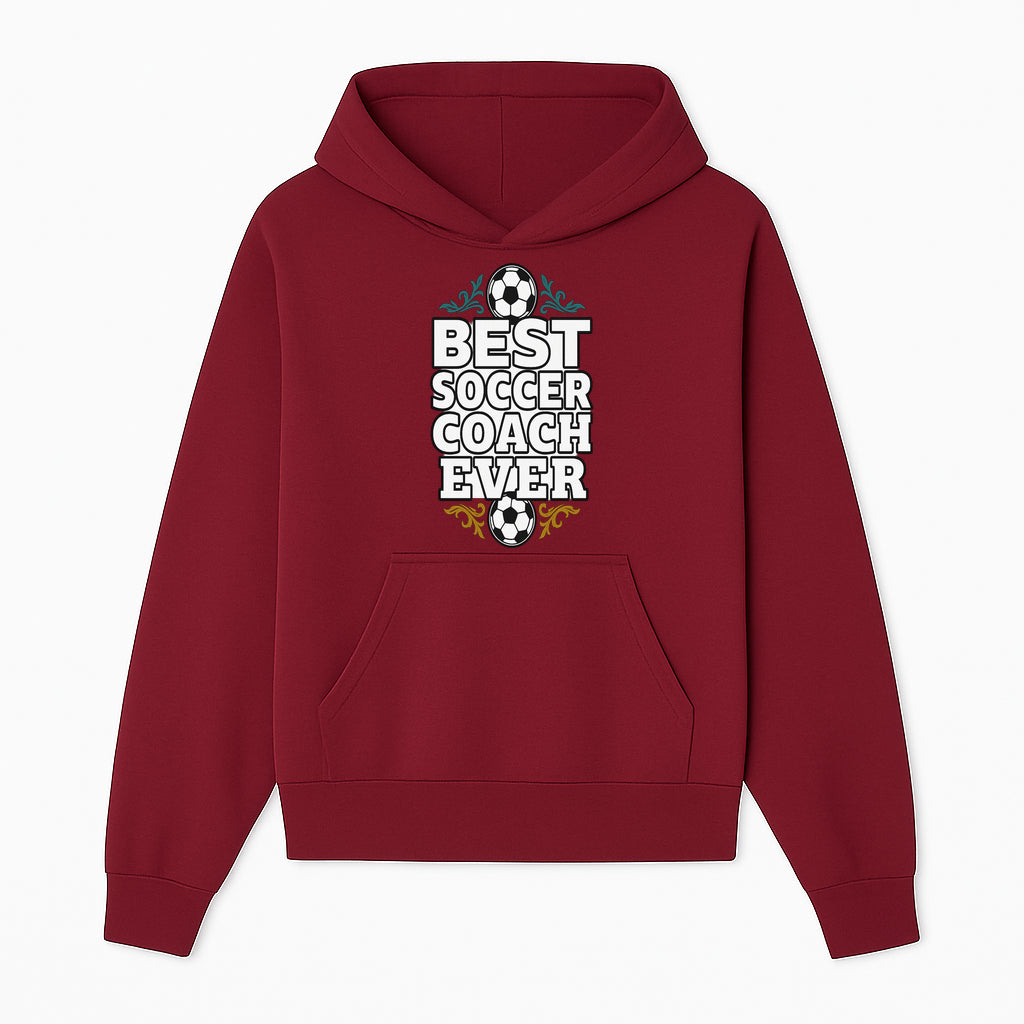 Best Soccer Coach Ever Sign - Funny Sports Gift for Coaches, Soccer Lovers - Ideal for Home, Office, or Club Decor - Hoodie 1758186563187.jpg