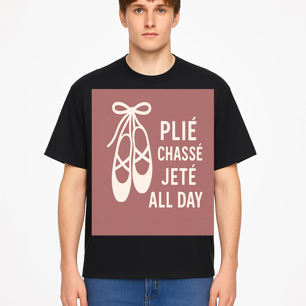 Ballet Dance Shirt - Pli Chass Jet All Day Graphic Tee for Dancers and Dance Lovers - T-shirt 1758186563647.jpg