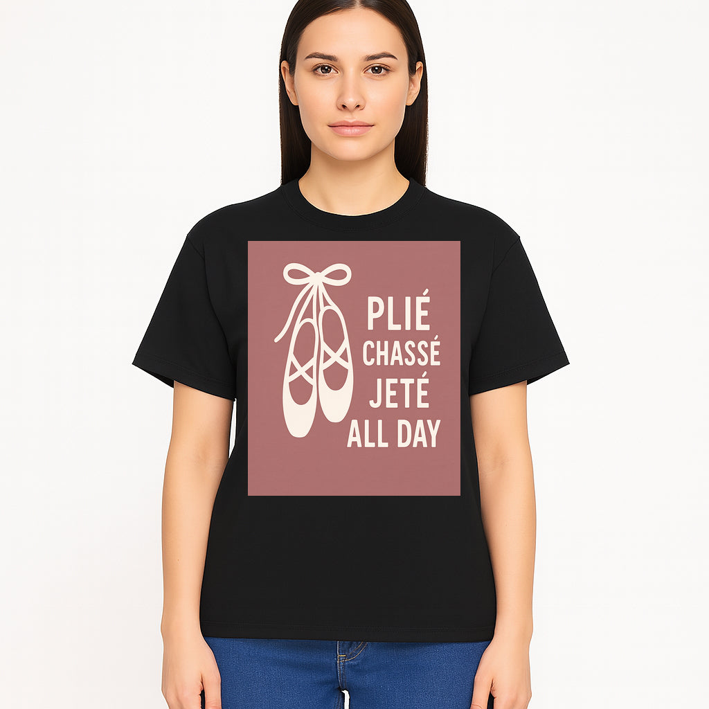 Ballet Dance Shirt - Pli Chass Jet All Day Graphic Tee for Dancers and Dance Lovers - T-shirt 1758186563797.jpg