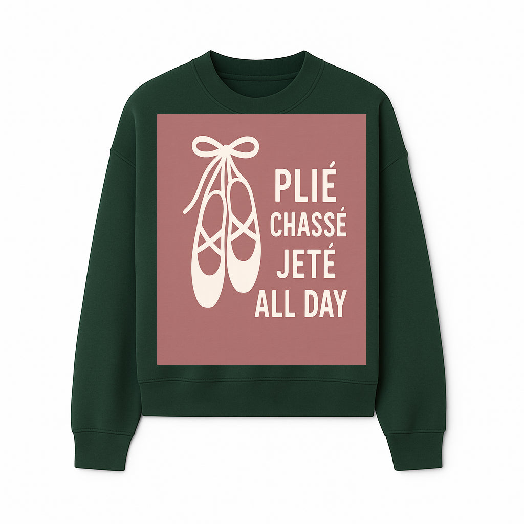 Ballet Dance Shirt - Pli Chass Jet All Day Graphic Tee for Dancers and Dance Lovers - Sweatshirt 1758186564385.jpg