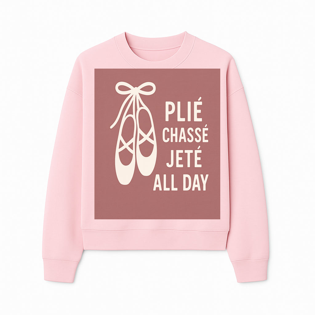 Ballet Dance Shirt - Pli Chass Jet All Day Graphic Tee for Dancers and Dance Lovers - Sweatshirt 1758186564793.jpg