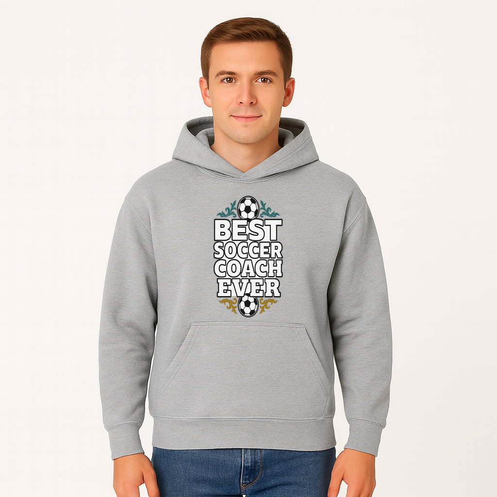 Best Soccer Coach Ever Sign - Funny Sports Gift for Coaches, Soccer Lovers - Ideal for Home, Office, or Club Decor - Hoodie 1758186564881.jpg