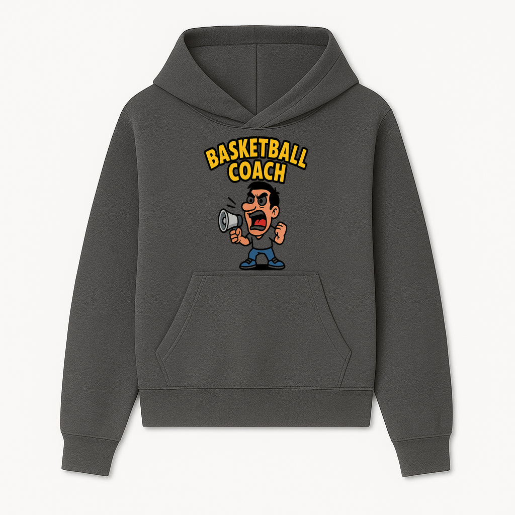 Basketball Coach Cartoon Graphic Tee - Funny Sports Apparel for Coaches & Players - Hoodie 1758186568534.jpg