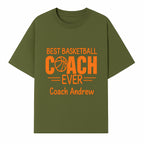 Best Basketball Coach Ever Plaque - Personalize for Coach Andrew | Unique Sports Gift, Basketball Coach Appreciation Decor - T-shirt 1758186568586.jpg