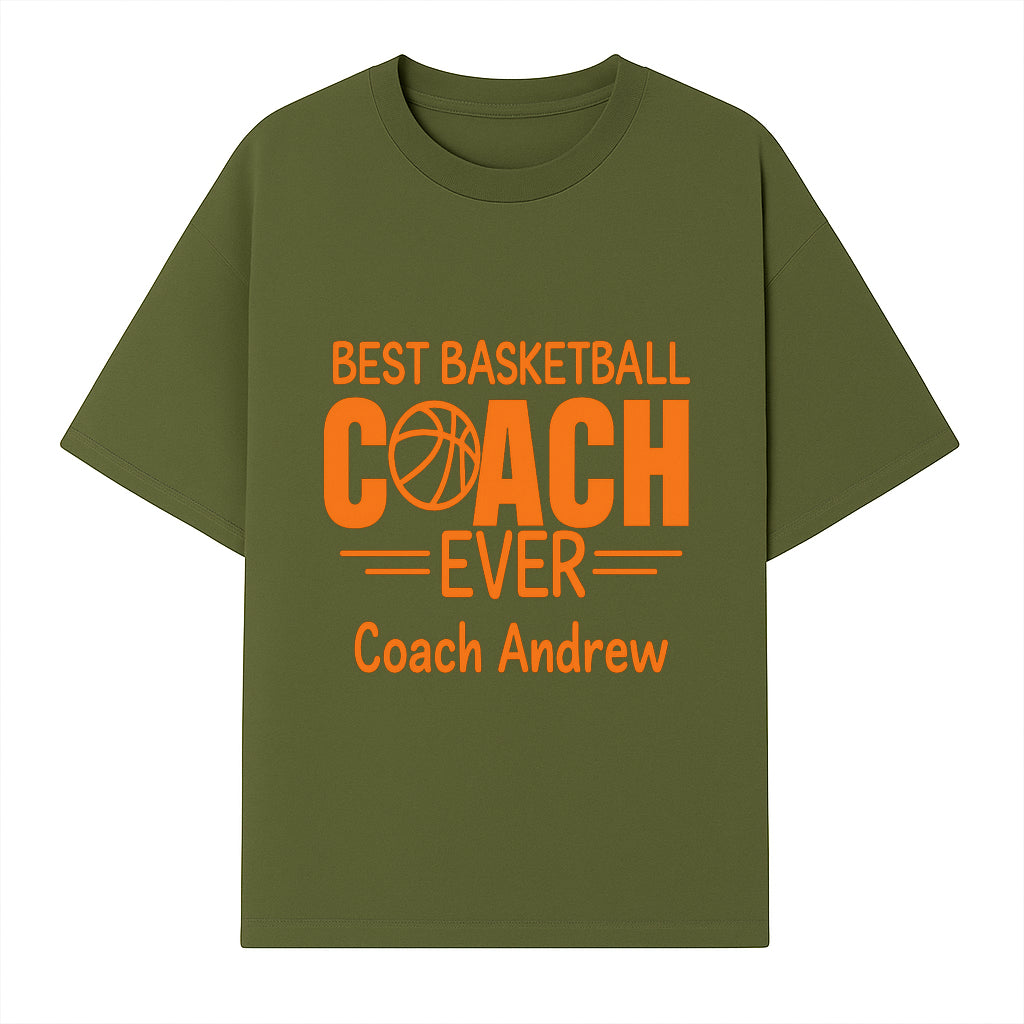 Best Basketball Coach Ever Plaque - Personalize for Coach Andrew | Unique Sports Gift, Basketball Coach Appreciation Decor - T-shirt 1758186568586.jpg