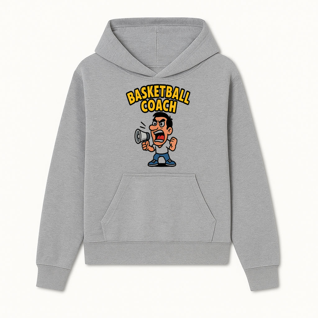 Basketball Coach Cartoon Graphic Tee - Funny Sports Apparel for Coaches & Players - Hoodie 1758186568799.jpg
