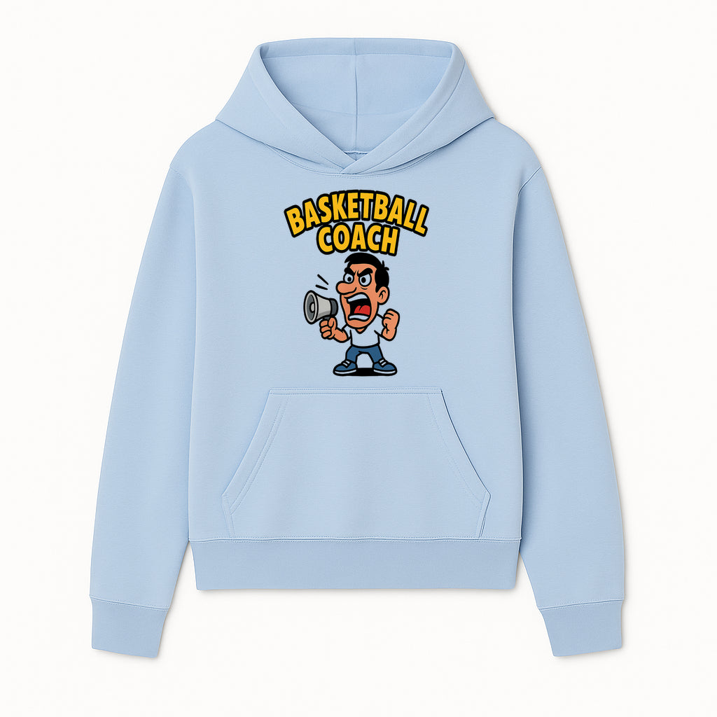 Basketball Coach Cartoon Graphic Tee - Funny Sports Apparel for Coaches & Players - Hoodie 1758186568955.jpg