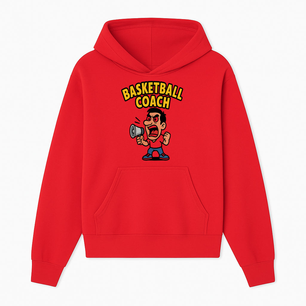 Basketball Coach Cartoon Graphic Tee - Funny Sports Apparel for Coaches & Players - Hoodie 1758186569587.jpg