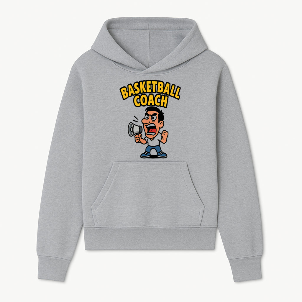 Basketball Coach Cartoon Graphic Tee - Funny Sports Apparel for Coaches & Players - Hoodie 1758186569710.jpg