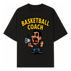 Basketball Coach Cartoon Graphic Tee - Funny Sports Apparel for Coaches & Players - T-shirt 1758186571416.jpg