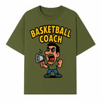 Basketball Coach Cartoon Graphic Tee - Funny Sports Apparel for Coaches & Players - T-shirt 1758186571722.jpg