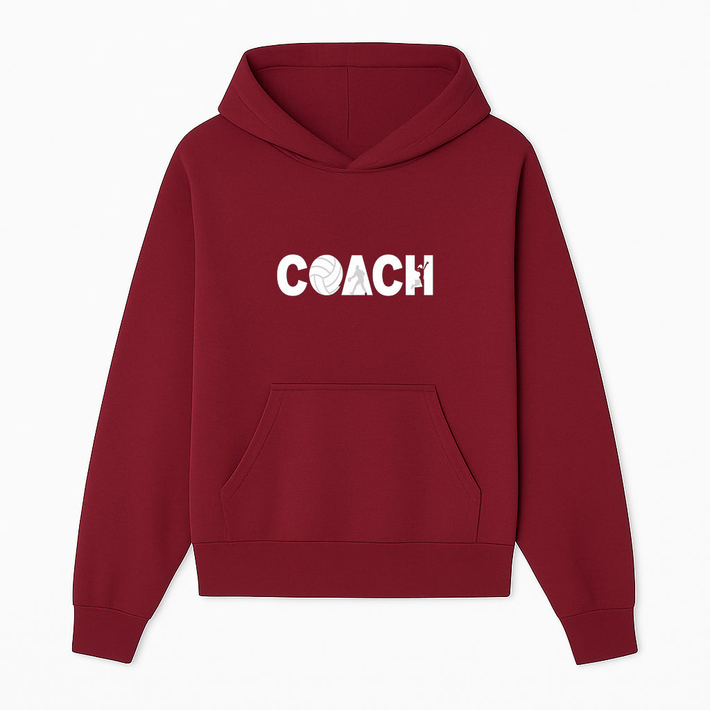 Coach Wall Art Decal - Sports Theme with Volleyball, Basketball, & Athletes - Perfect for Coaching or Sports Room D cor - Hoodie 1758186572234.jpg
